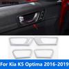 Accessories For Kia K5 Optima 2016 2017 2018  Matte Interior Door Handle Bowl Panel Cover Molding Trim Sticker Car Styling