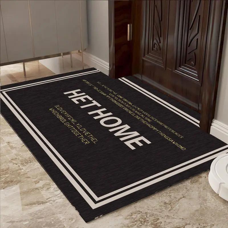 

40x60 см входные коврики в скандинавском стиле современные противоскользящие водопоглощающие коврики для ванной бытовые напольные коврики простые балконные маленькие коврики 40x60cm