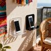 2 Stück Wandmontage Handy-Regal für Smartphones Platzsparendes Design Acryl Handyhalter für Home Office Schlafzimmer