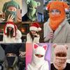 Women Knitted Caps Cosplay Party Hat Anti-Static Winter Hat Sport Skiing Hats