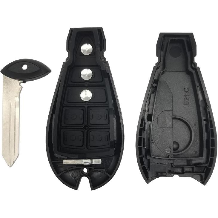 Replacement Keyless Entry Remote Key Fob Shell Case Fit for 2013-2018 Dodge Ram Truck 1500 2500 3500 GQ4-53T 56046953 (1)