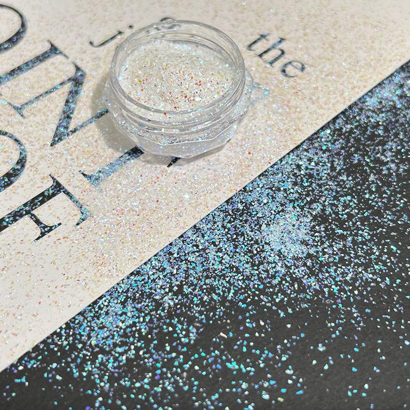 10Pcs Refillable Nail Bottle Empty Nail Glitter Powder Nail Decoration Box Pot Sample Clear Cream Jar Small Clear Can Tin