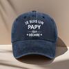 PAPY Fun Print Retro Baseball Cap for Men and Women, Adjustable Size Sun Hat, Outdoor Fishing Grandpa Hat
