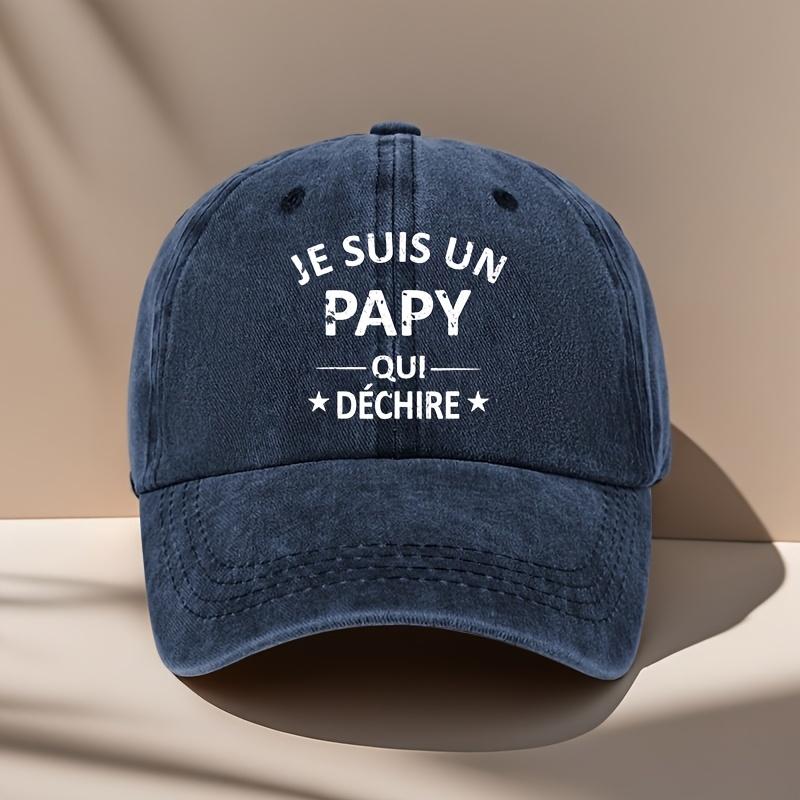 PAPY Fun Print Retro Baseball Cap for Men and Women, Adjustable Size Sun Hat, Outdoor Fishing Grandpa Hat