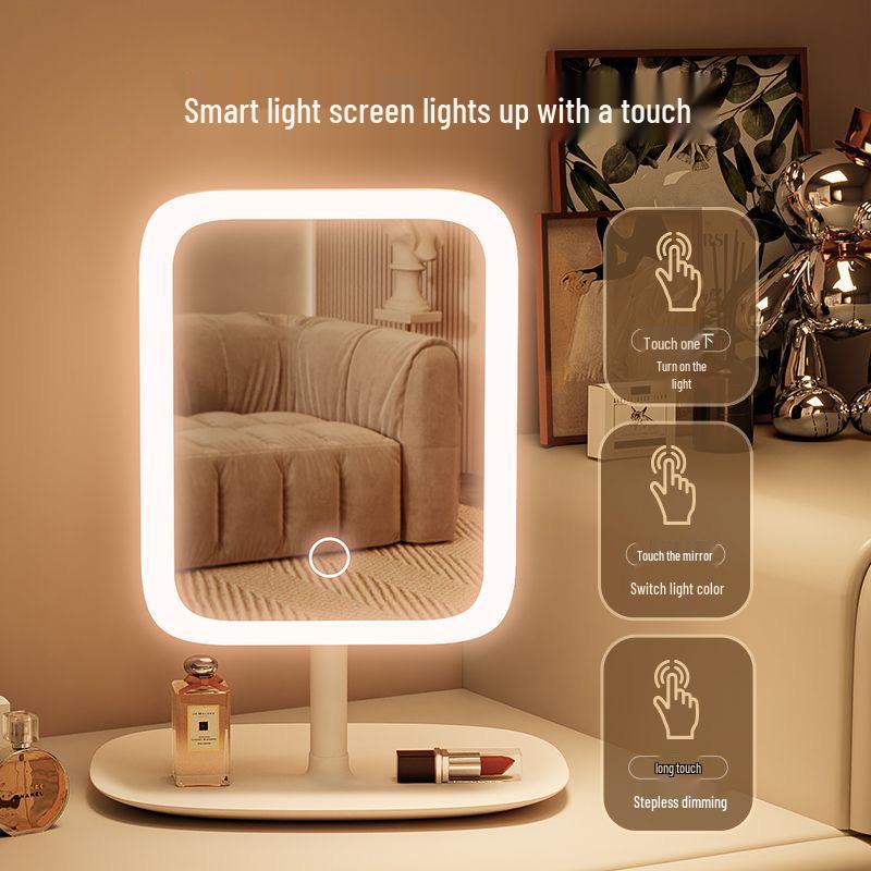 Luminous LED Smart Vanity Mirror with Lights for Bedroom & Dorms