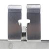 2Pcs Metal Flatbed Sewing Presser Foot Single Side Presser Foot for Thin/Thick Fabric Canvas Leather Stitching