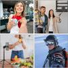 Mini Tripod Smartphone Action Camera GoPro DJI Osmo Mobile Desktop Selfie Stick Handheld Stand Adjustable 22-45cm