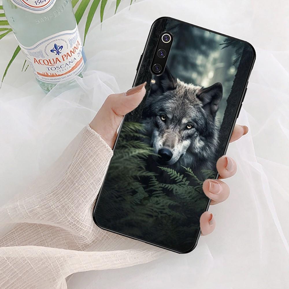 Animal The Wolf Howl Phone Case For Xiaomi Mi 5X 8 9 10 11 12 Lite Pro 10T PocoX3pro PocoM3 Note 10 Pro Lite