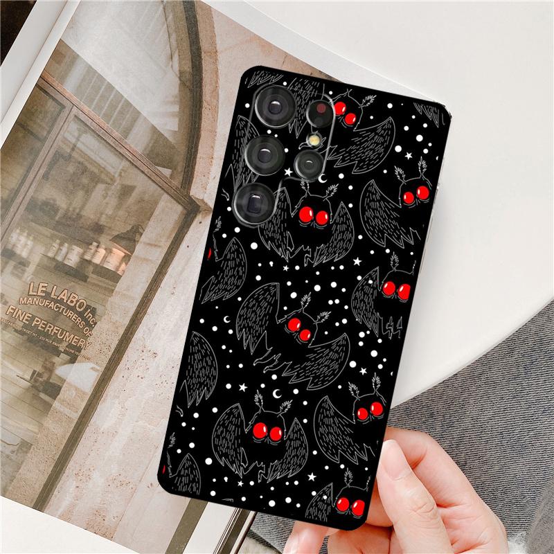 Mothman Night Grey Fundas For Samsung Galaxy S23 S20 FE S21 Ultra Note 20 Note 10 S8 S9 S10 Plus S22 Ultra Case Galaxy S9 Plus