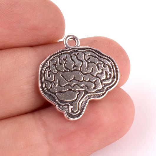 

20pcs Antique Medical Organ Brain Pendant Charms For Necklace Bracelet Handmade Jewelry Making Accessories 23252 оранжевый