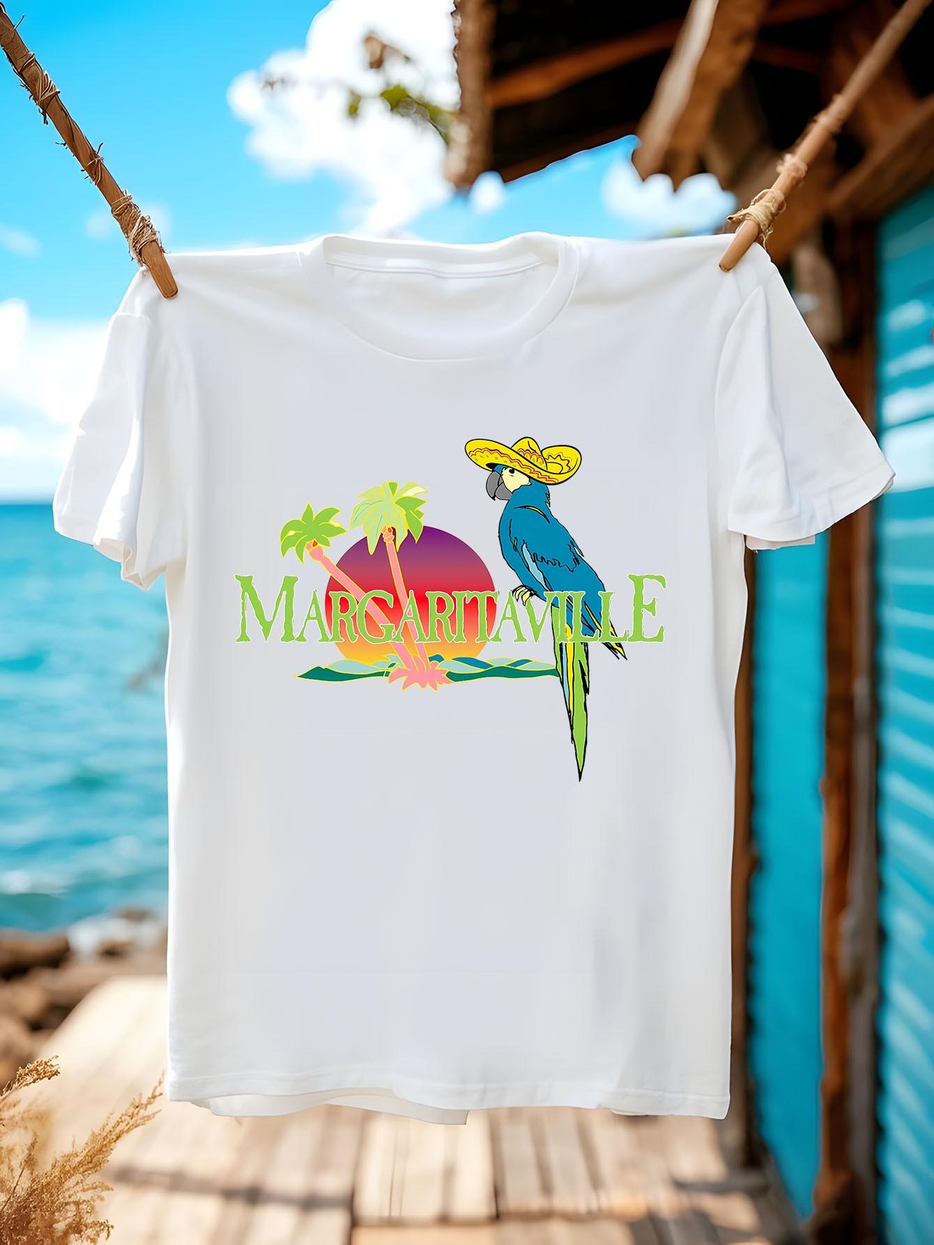 Tropical Margaritaville Graphic Tshirt Graphic Tshirt - W... XXXL