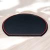 45cm Tray In Black with Lacquerware Made In Japan J-kitchens Double-Sided Half-Moon (Tray) Red/Pear-Glazed Texture, (ABS Resin),