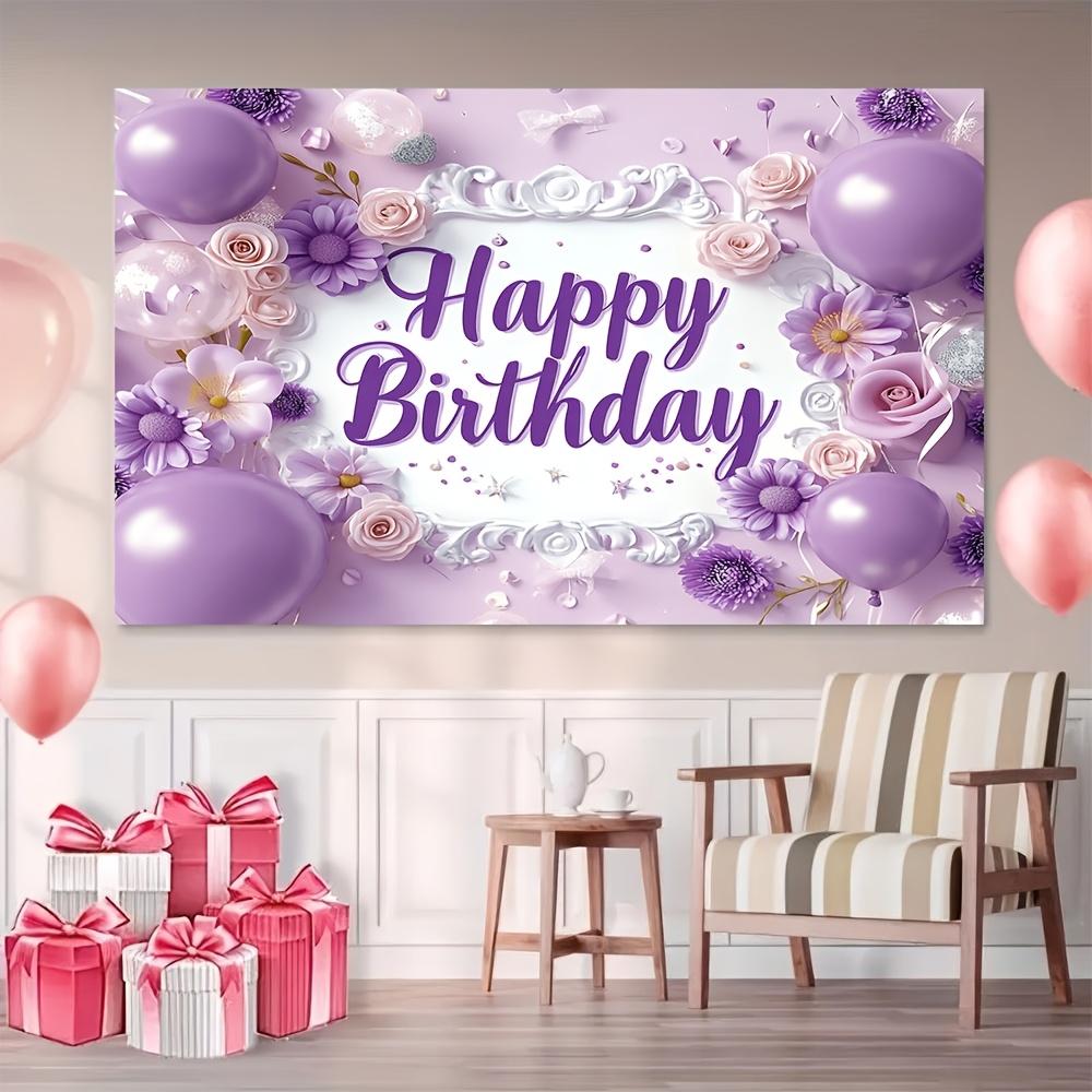 1Pcs Happy Birthday Backdrop Featuring Decoration Background Winter Backdrop Decorations For Photo Studio Photo Booth Christ