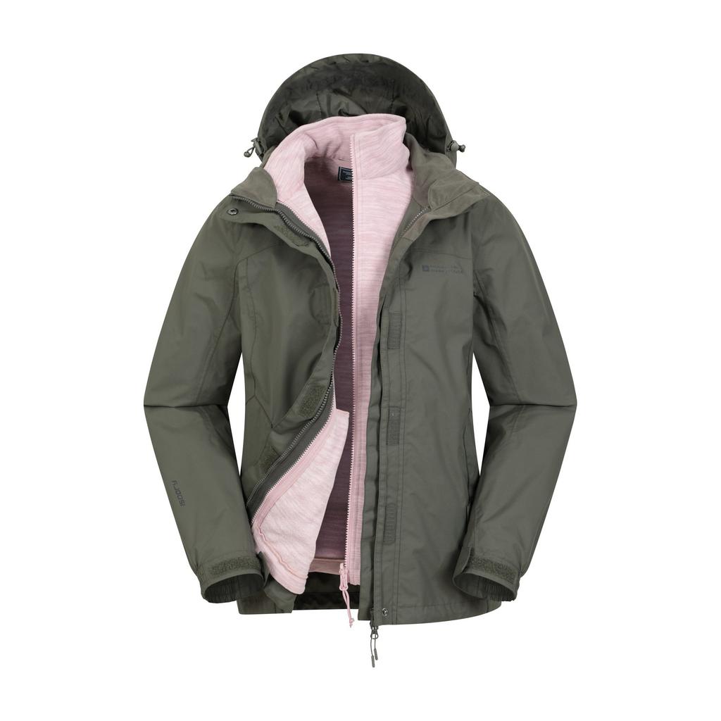 Mountain Warehouse Womens/Ladies Storm 3 In 1 Waterproof Jacket