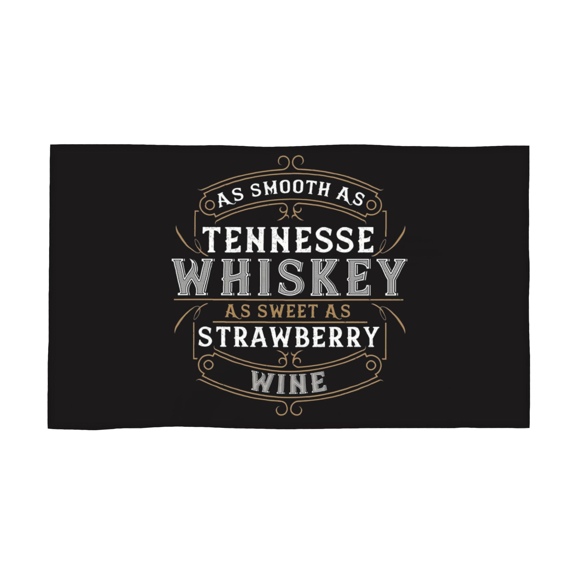 As Smooth As Tennessee Whiskey Soft Face Towel Quick Dry Pool Bath Cotton Towels Absorbent W40*H60(CM)