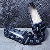 Pointed Flat-soled Single Shoes Large Size Fashion Fly-woven One-pedal Casual Women's Shoes