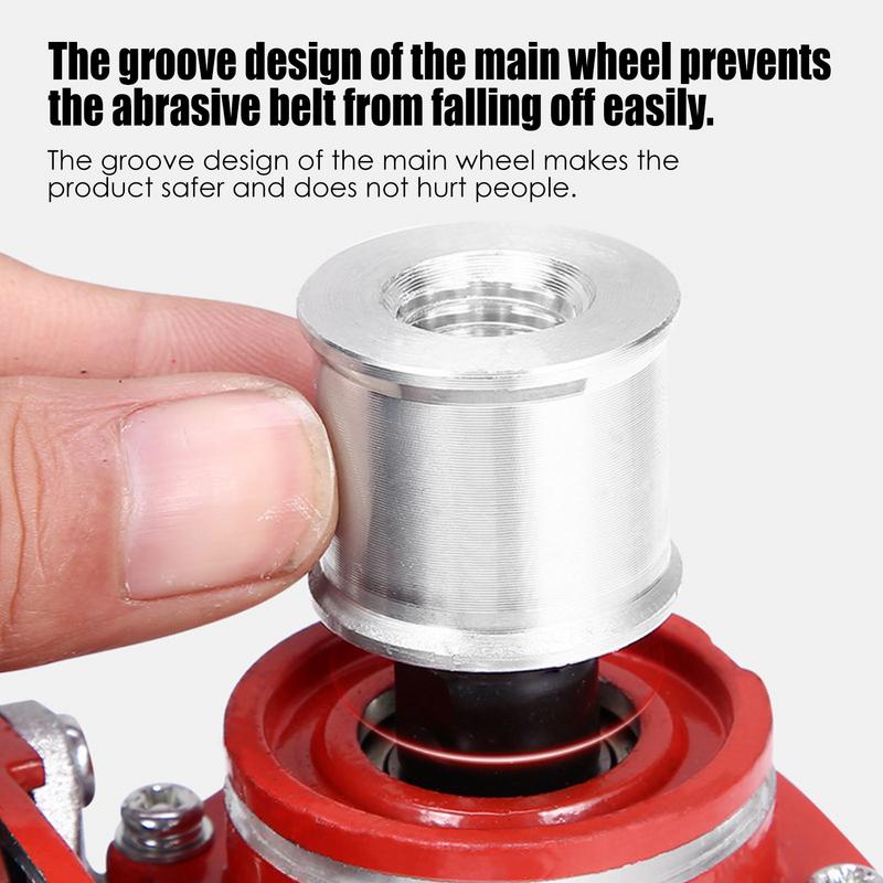 Bandschleifer-Adapter DIY Mini-Winkelschleifer Modifizierter Schleifer Polierer DIY Mini-Winkelschleifer Schleifbandmaschine Rohrschleifer