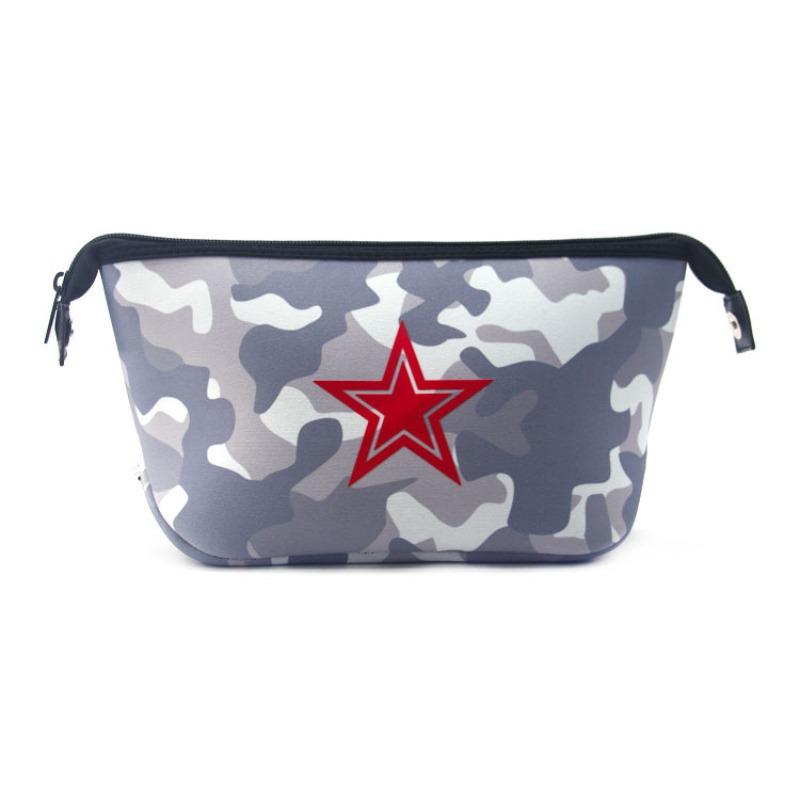 Bella borsa da donna borsa portaoggetti da donna portatile borsa da toilette materiale per immersioni borsa per cosmetici impermeabile