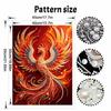 5D DIY Pearl Diamond Painting Kit Majestic Phoenix Full Drill Embroidery Mosaic Art Home Wall Decor Gift