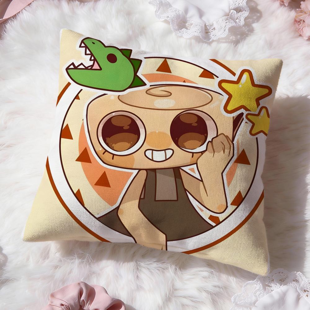 game cute d-Dandys World Cushion Cover Premium Comfort Reversible Pillow Cove -Two in One Design for Any Room & Car Interior