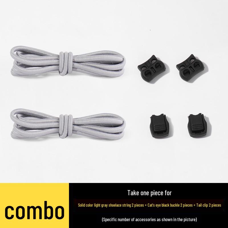 No-Tie Elastic Shoelaces for Slip-On Shoes - Unisex Sports Laces, One Pair