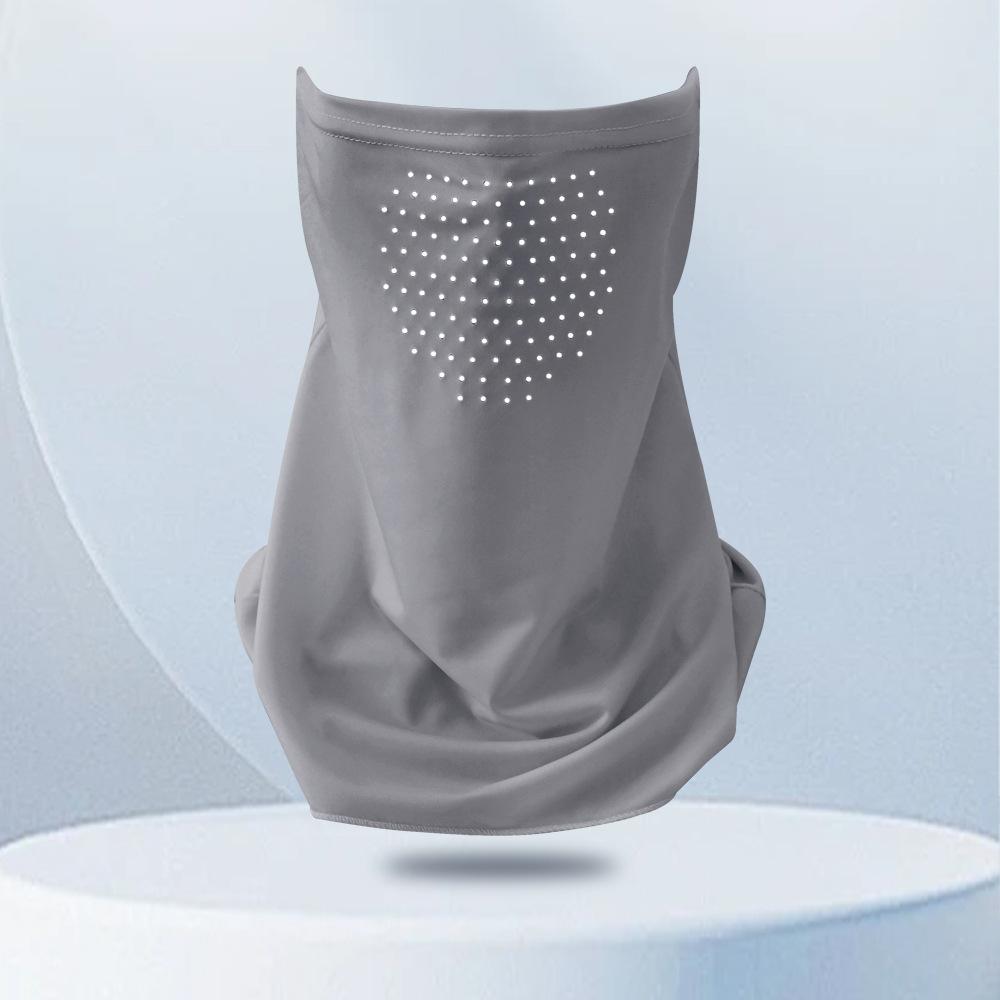 2025 Sunscreen Mask Neck UV Protection Face Cover Sunscreen Face Outdoor Comfortable Solid Color Cycling Sun Protection Hats