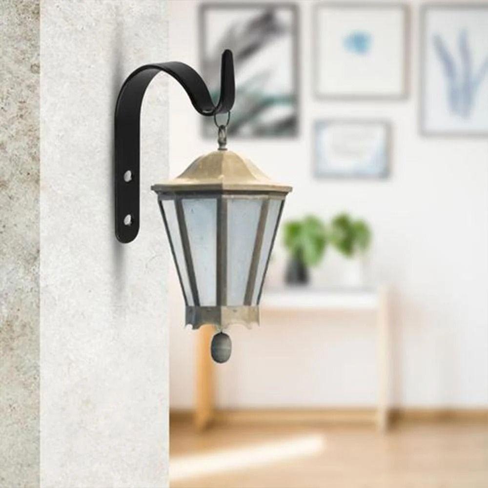 4PCS J Shape Metal Hooks Vintage Plants Hangers Lantern Hangers Iron Wall Hooks  Home Decor