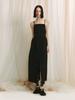 MEENDERI Backless Long Dress - Black
