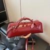 Single Shape Sausage Shoulder Crossbody Bag Solid Color Handbag Women Fashion