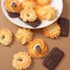 4Pcs Resin Simulation Waffle Cookies Biscuits Charms Pendants For Jewelry Making Necklace Earring Diy Handmade Accessories