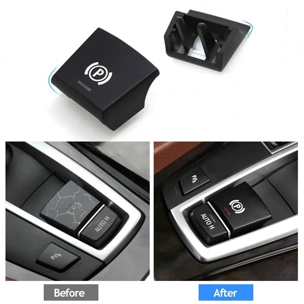 For BMW 5 7 F01 F02 F07 F10 F11 F18 F30 520 523 730 2009-2017 Car Handbrake Parking Brake P Button Switch Cover 61312822518