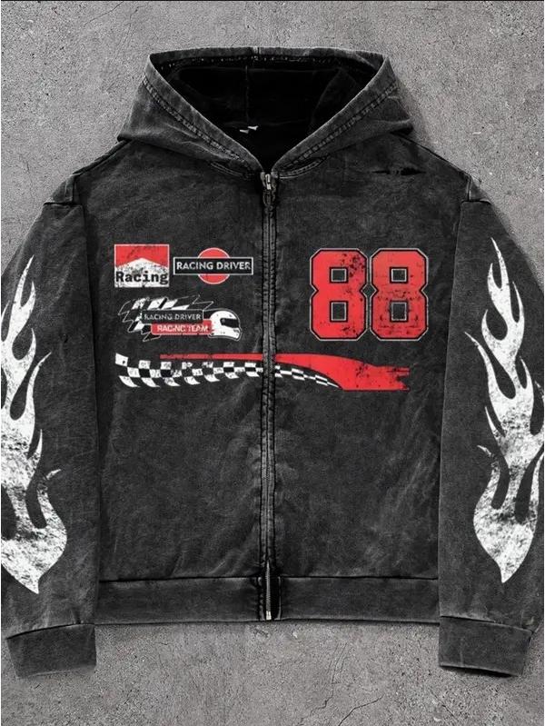 Men's Autumn 2025 Letter Print Fashion Hoodie