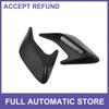 TWO Universal Stick-on Car Side Fender Air Flow Vent Hood Cover Sticker Black