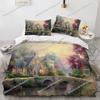 Oil Painting Chic Bedding Set Duvet Cover 3D Fashion Bedding Design King Queen Duvet Cover Double Bed Soft Cozy Set Home Textile