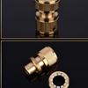 1/2pcs Car Washer Garden Hose Connector 1/2" Garden Irrigation Durable Garden Water Connectors