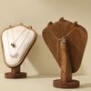 Holz Schmuckständer Anhänger Halskette Armband Ohrringe Ring Aufbewahrungsständer Halter Theke Schmuckauslage