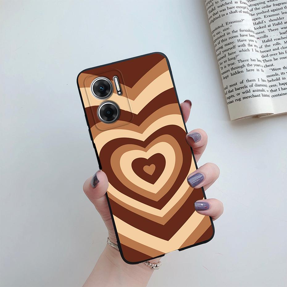 Für Xiaomi Redmi 10 11 Prime Plus 5G Hülle 2022 Mode Liebesherz Rückseitige Schutzhülle Für Xiaomi Redmi Note 11E Note11E Fundas