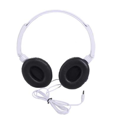 Flexible Wired Headphones Adjustable HiFi Sound Over Ear Headset Noise Cancelling Bass Sound Foldable Headphones