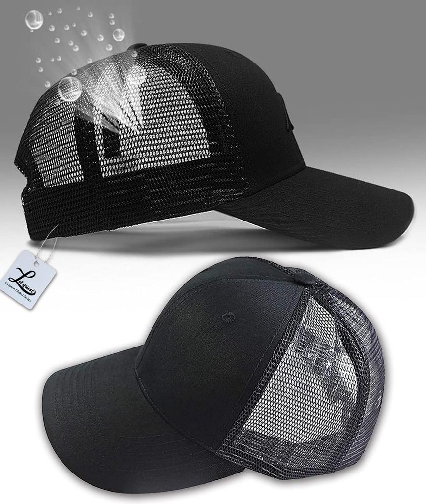 Laquest Deep Mesh Large Size No Cap, (Navy, Logo)
