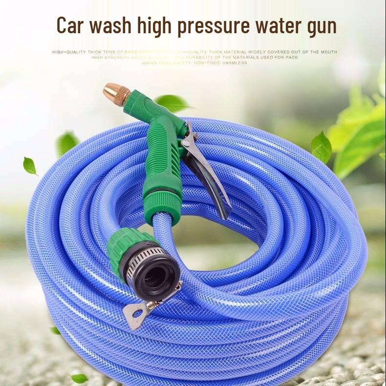 High-Pressure Car Wash Water Gun Set with Antifreeze Hose for Cleaning and Watering