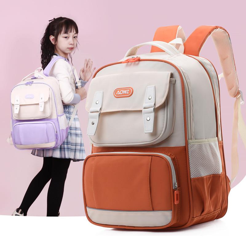 Comfortable And Colorful Nylon School Backpack For Boys And Girls With Ample Space Essentials For
