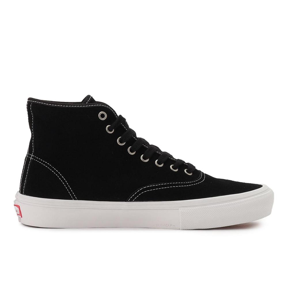Vans Skate Authentic High Vn000cbqs47 Black Suede