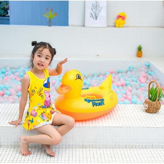 

Duck Swim Float Seat Baby PVC Inflatable Swimming Ring For