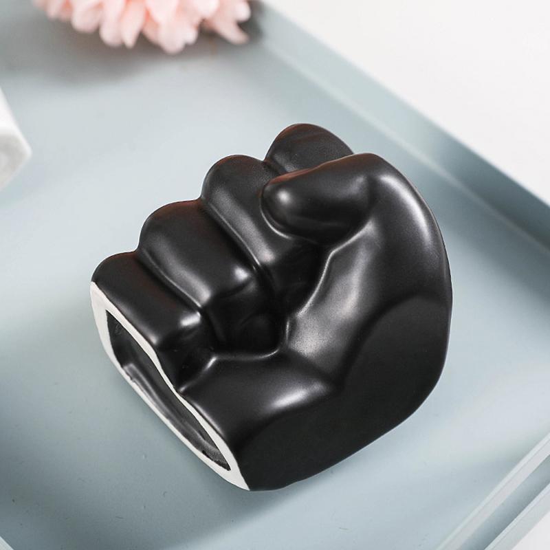 Kreative Faustvase, Keramik, Hydrokulturvase, Blumenarrangement, Heimdekoration, Desktop-Ornamente, Gartendekoration