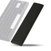 Wrist Rest Keyboard Cushion Palm Rest PU Leather Ergonomic Wrist Rest Synthetic Leather Smooth Ergonomic Typing 80% 70% (Black)