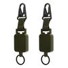 2 PCS Easy Pull Buckle Keychain Olecranon Buckle Stretchable Quick Release Buckle Key   for Bag Pants