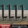 Support Casters Adjustable Support Casters With Brakes And 360° Swivel Design For Furniture 30*16*6cm Storage Rack Base