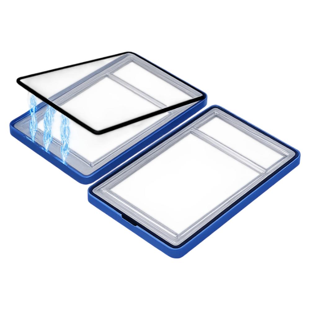 Sliding Style 35PT /CGC Graded Cards Protector Aluminium Frame Transparent Card Protective Case UV Protection Double-sided Glass