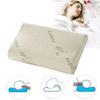50x30CM Bamboo Fiber Pillow Slow Rebound Neck-Relief Pillow Reusable Breathable Pillow for Home Office Better Sleeping