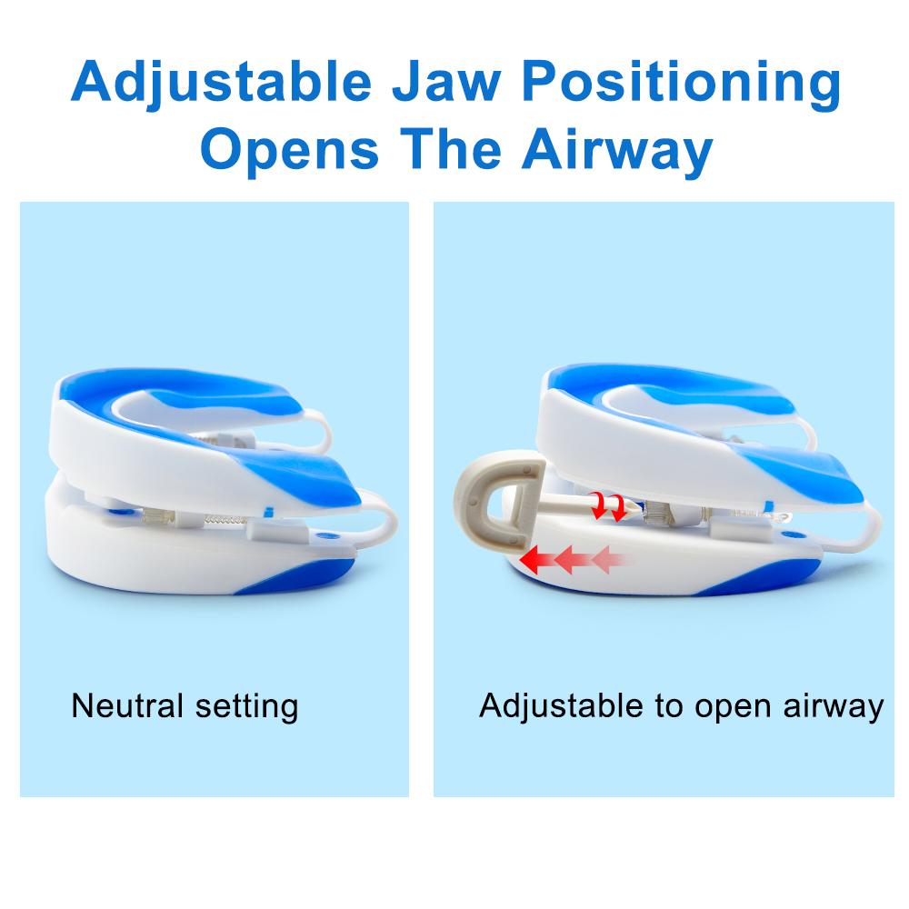 Adjustable Anti-Snoring Mouth Guard, Anti-Snoring Device, Prevents Teeth Grinding During Sleep and Improves Men Sleep Quality